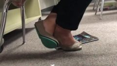 English Teachers Racy Feet And Shoe Play!