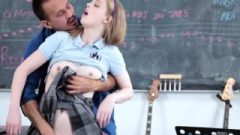 Stupid Student Fuck’s Her Music Teacher For Approval