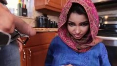 Timid Arabian Teenager Foreign Student Destroys Dick For First Time